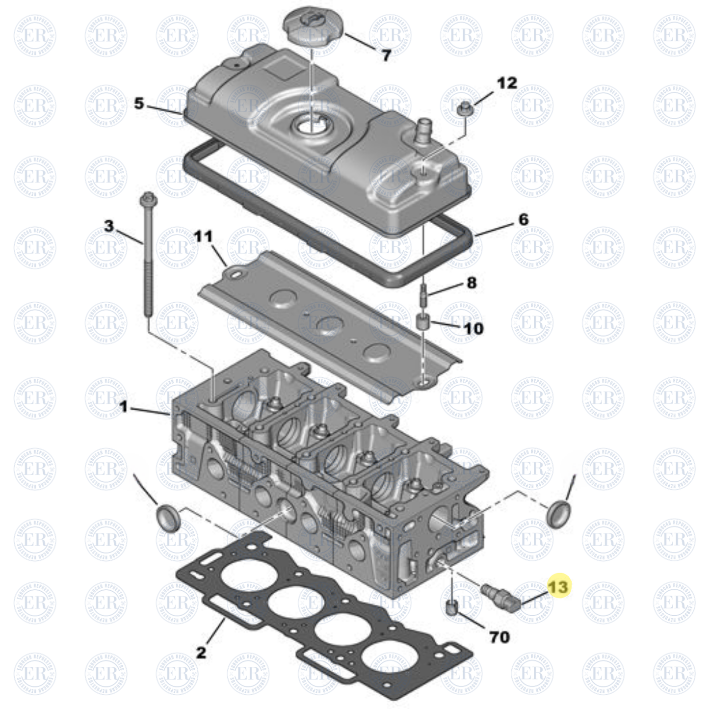 Pera De Temperatura Agua (azul)