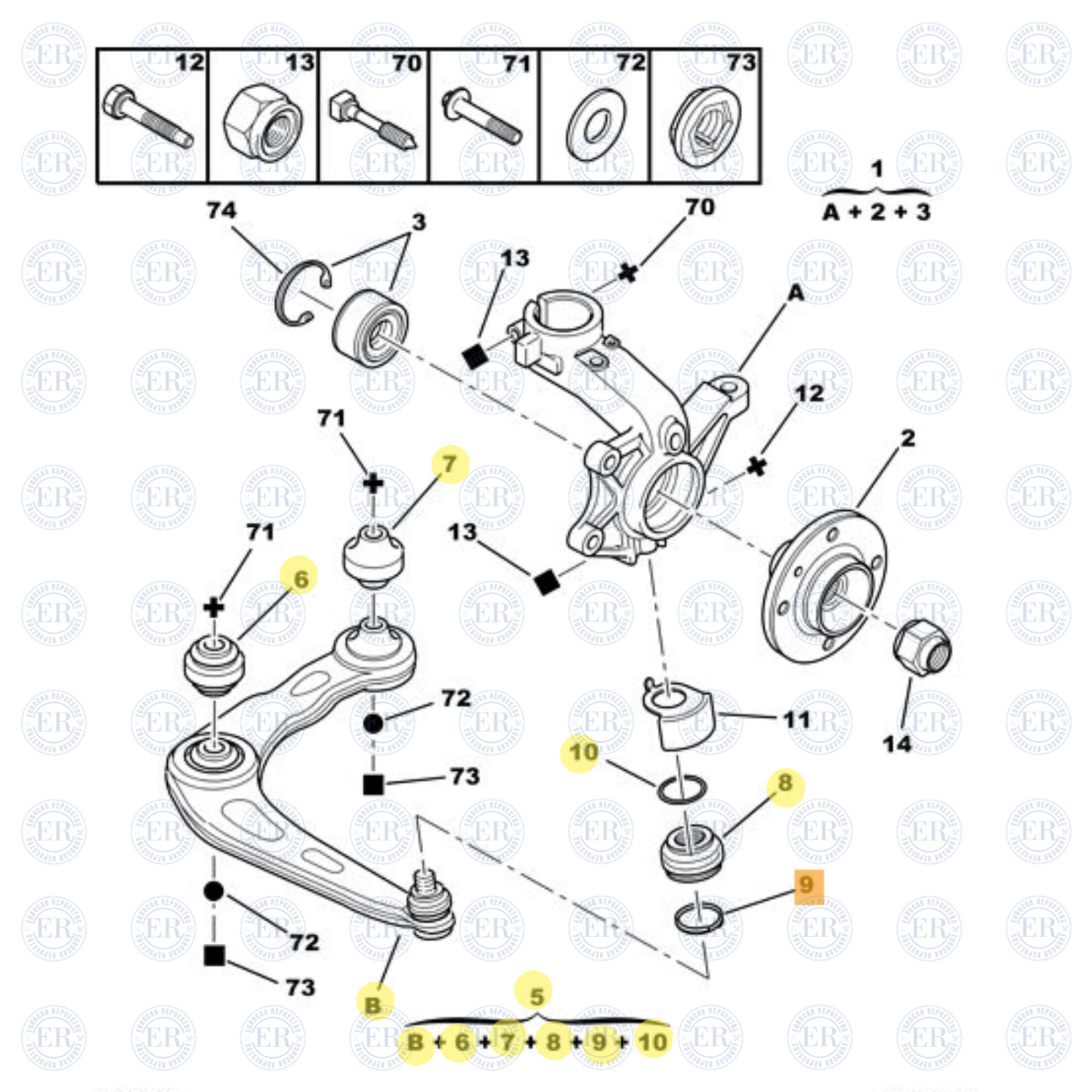 Tijera Delantera Izquierda