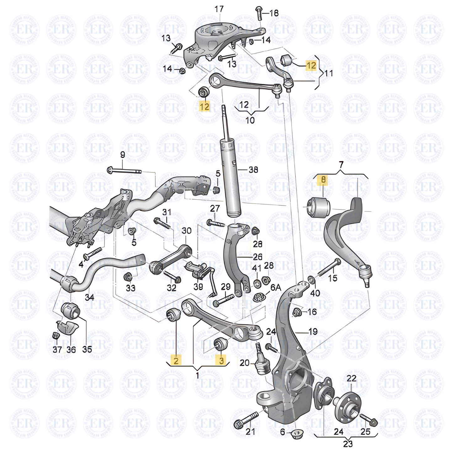 Kit Bujes Suspension