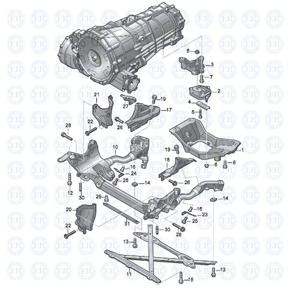 Soporte De Motor Trasero